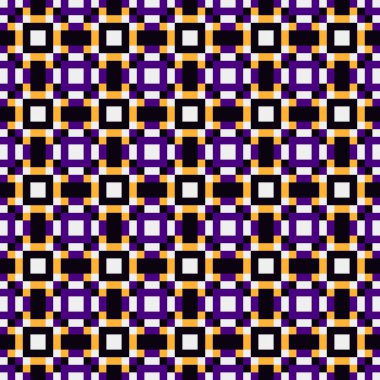 Soyut çapraz desenli üretken hesaplama sanatı çizimi