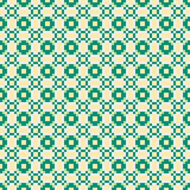 Soyut çapraz desenli üretken hesaplama sanatı çizimi