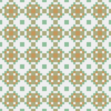 Soyut çapraz desenli üretken hesaplama sanatı çizimi