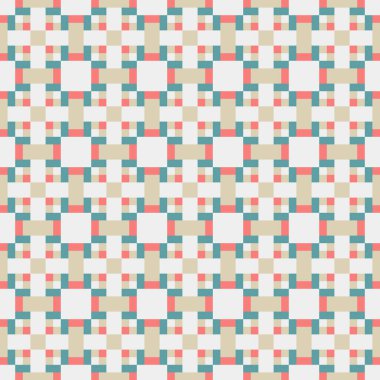 Soyut çapraz desenli üretken hesaplama sanatı çizimi