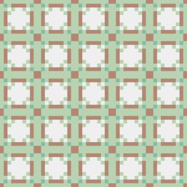 Soyut çapraz desenli üretken hesaplama sanatı çizimi