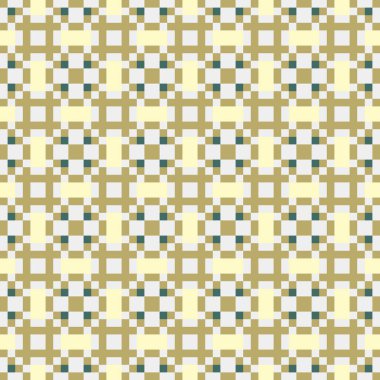 Soyut çapraz desenli üretken hesaplama sanatı çizimi