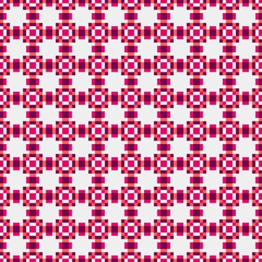 Soyut çapraz desenli üretken hesaplama sanatı çizimi