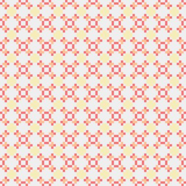 Soyut çapraz desenli üretken hesaplama sanatı çizimi