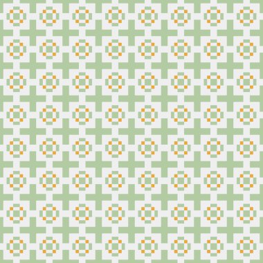 Soyut çapraz desenli üretken hesaplama sanatı çizimi