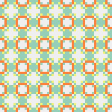 Soyut çapraz desenli üretken hesaplama sanatı çizimi