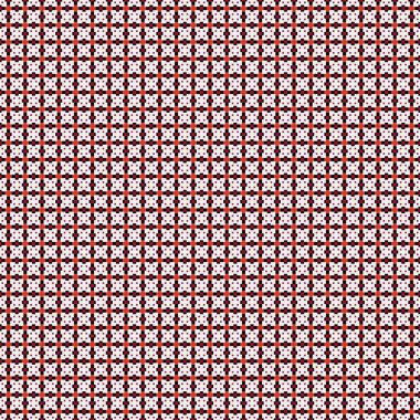 Soyut çapraz desenli üretken hesaplama sanatı çizimi