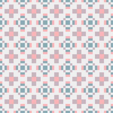 Soyut çapraz desenli üretken hesaplama sanatı çizimi