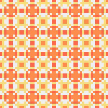 Soyut çapraz desenli üretken hesaplama sanatı çizimi