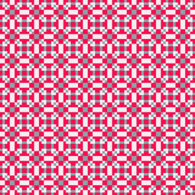 Soyut çapraz desenli üretken hesaplama sanatı çizimi