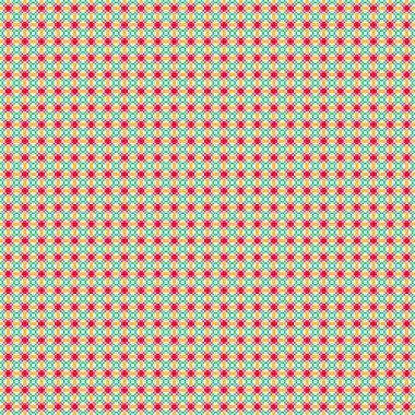 Soyut çapraz desenli üretken hesaplama sanatı çizimi