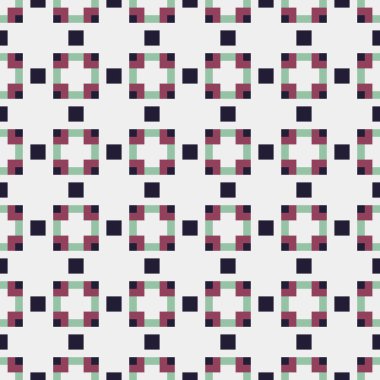 Soyut çapraz desenli üretken hesaplama sanatı çizimi