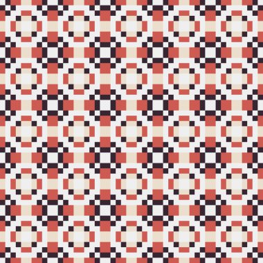 Soyut çapraz desenli üretken hesaplama sanatı çizimi