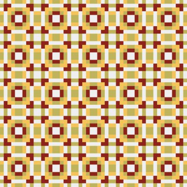 Soyut çapraz desenli üretken hesaplama sanatı çizimi