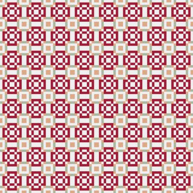 Soyut çapraz desenli üretken hesaplama sanatı çizimi