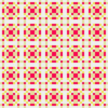 Soyut çapraz desenli üretken hesaplama sanatı çizimi