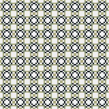 Soyut çapraz desenli üretken hesaplama sanatı çizimi