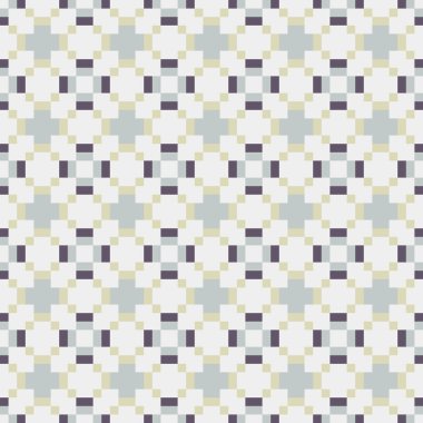 Soyut Çapraz Düzen. Noktalı arka plan. Geometrik Vektör İllüstrasyonu