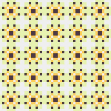 Soyut çapraz desenli üretken hesaplama sanatı çizimi