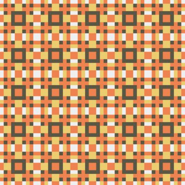 Soyut çapraz desenli üretken hesaplama sanatı çizimi