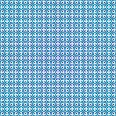 Soyut çapraz desenli üretken hesaplama sanatı çizimi