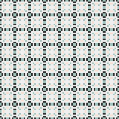 Soyut çapraz desenli üretken hesaplama sanatı çizimi