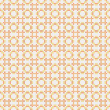 Soyut çapraz desenli üretken hesaplama sanatı çizimi