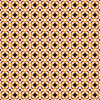 Soyut çapraz desenli üretken hesaplama sanatı çizimi