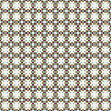 Soyut çapraz desenli üretken hesaplama sanatı çizimi