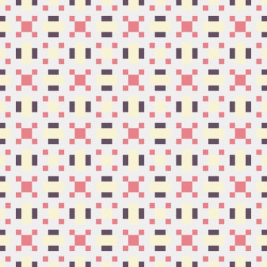 Soyut Çapraz Düzen. Noktalı arka plan. Geometrik Vektör İllüstrasyonu