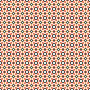 Soyut çapraz desenli üretken hesaplama sanatı çizimi