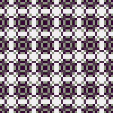 Soyut Çapraz Düzen. Noktalı arka plan. Geometrik Vektör İllüstrasyonu