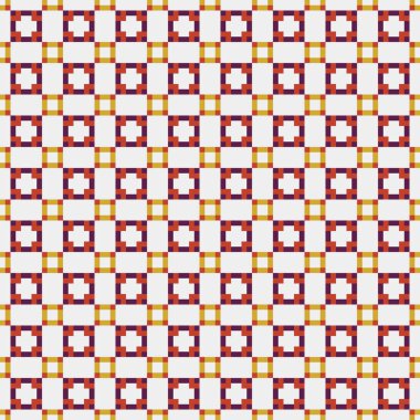 Soyut çapraz desenli üretken hesaplama sanatı çizimi