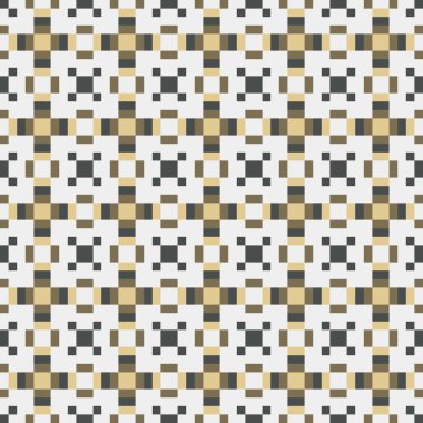 Soyut çapraz desenli üretken hesaplama sanatı çizimi