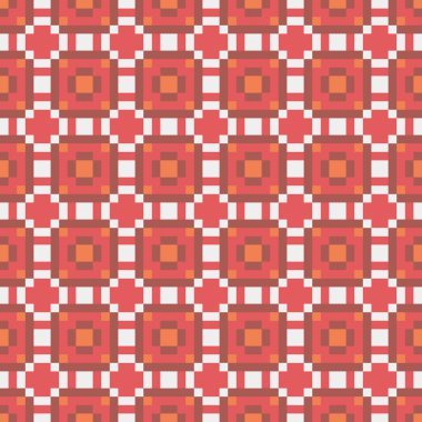 Soyut çapraz desenli üretken hesaplama sanatı çizimi