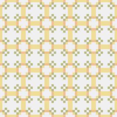 Soyut çapraz desenli üretken hesaplama sanatı çizimi