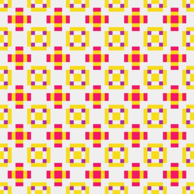 Soyut çapraz desenli üretken hesaplama sanatı çizimi