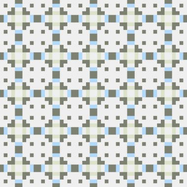 Soyut çapraz desenli üretken hesaplama sanatı çizimi