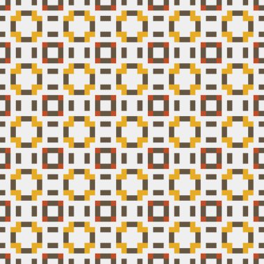 Soyut çapraz desenli üretken hesaplama sanatı çizimi