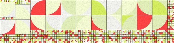 Soyut Geometrik Desen üretken hesaplama sanatı çizimi