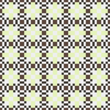 Soyut çapraz desenli üretken hesaplama sanatı çizimi