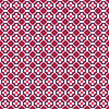 Soyut çapraz desenli üretken hesaplama sanatı çizimi