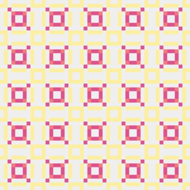 Soyut çapraz desenli üretken hesaplama sanatı çizimi