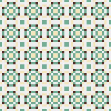 Soyut çapraz desenli üretken hesaplama sanatı çizimi