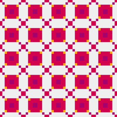 Soyut çapraz desenli üretken hesaplama sanatı çizimi