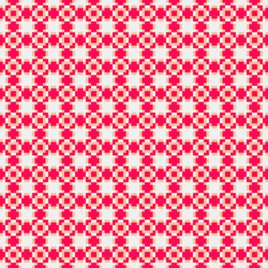 Soyut çapraz desenli üretken hesaplama sanatı çizimi