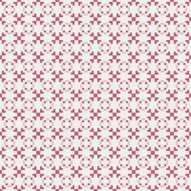 Soyut Çapraz Düzen. Noktalı arka plan. Geometrik Vektör İllüstrasyonu