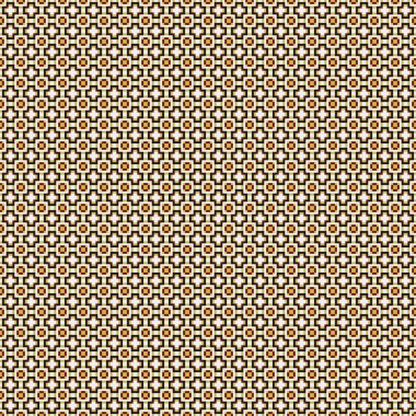 Soyut çapraz desenli üretken hesaplama sanatı çizimi