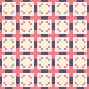 Soyut çapraz desenli üretken hesaplama sanatı çizimi