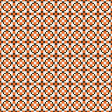 Soyut çapraz desenli üretken hesaplama sanatı çizimi